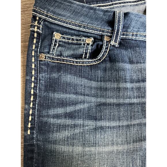 Buckle BKE Jeans Womens Size 29x31.5 Kate Straight Low Rise Medium Wash Denim - Picture 5 of 11